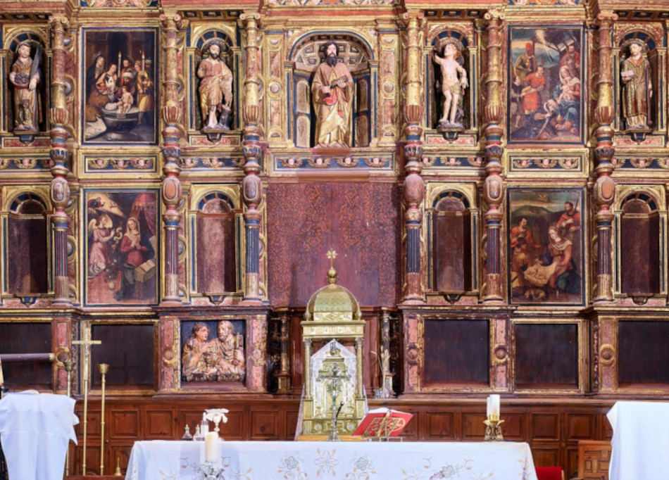 Parte plateresca del retablo (s. XVI)